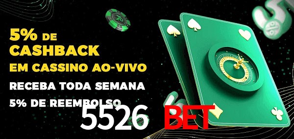 Promoções do cassino ao Vivo 5526 Bet